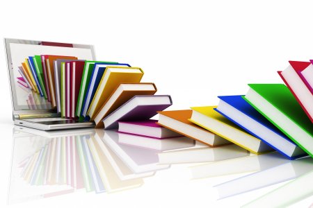 Книги на белом фоне для презентации