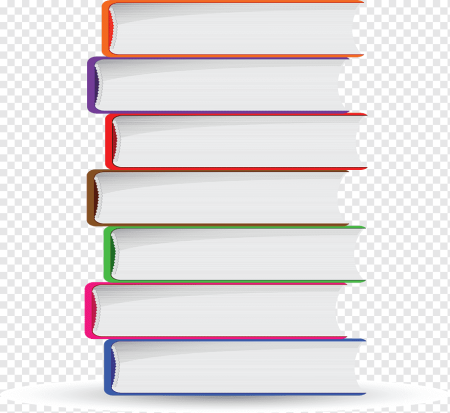 Стопка книг сбоку