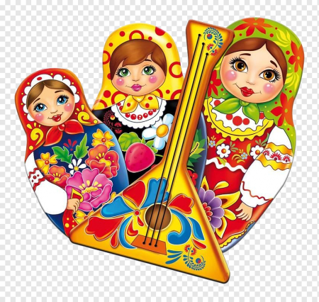 Россия Матрешка балалайка