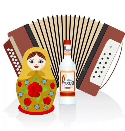 Матрешки с балалайкой и гармошкой