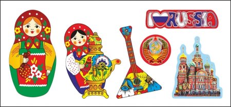 Матрешка с самоваром в руках