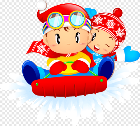 Мальчик на санках