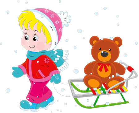 Детский новый год вектор