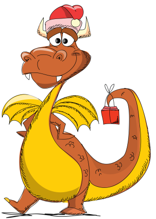 Новогодний дракон