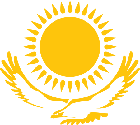 Орёл на флаге Казахстана