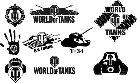 Наклейки на авто World of Tanks