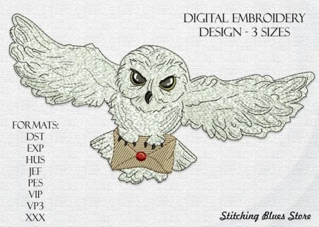 Вышивка Гарри Поттер Hedwig
