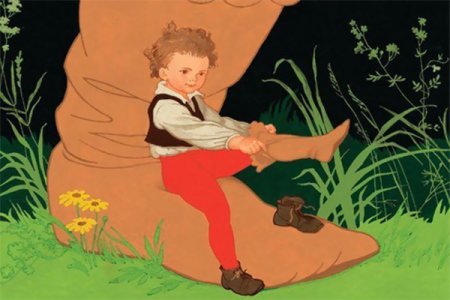 Рисование мальчик с пальчик