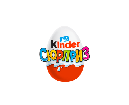 Надпись в стиле Киндер сюрприз