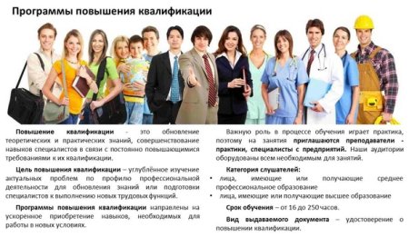 Программа повышения квалификации