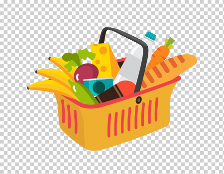 Корзинка с продуктами