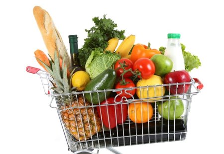 Корзинка с продуктами