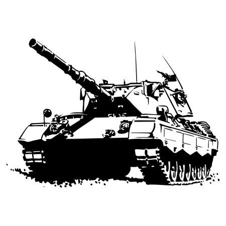 Танк т-90 вектор