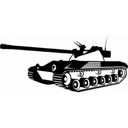 Танк т34 вектор контур