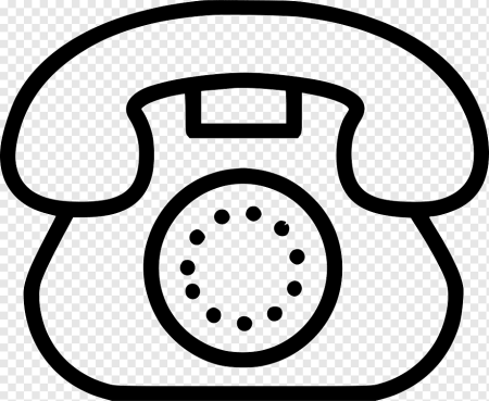 Иконка телефона белая