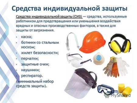 Средства коллективной и индивидуальной защиты (СКЗ И СИЗ