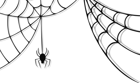 Паутина на Хэллоуин