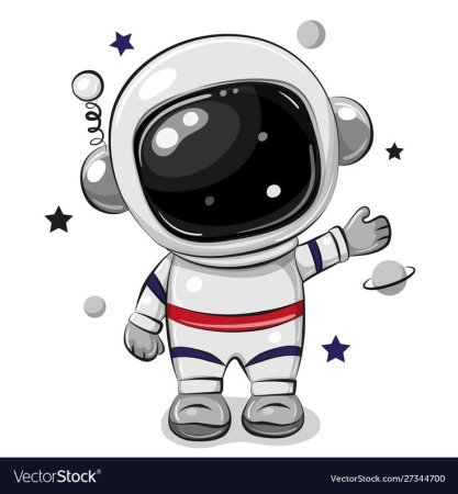 Космонавт рисунок для детей