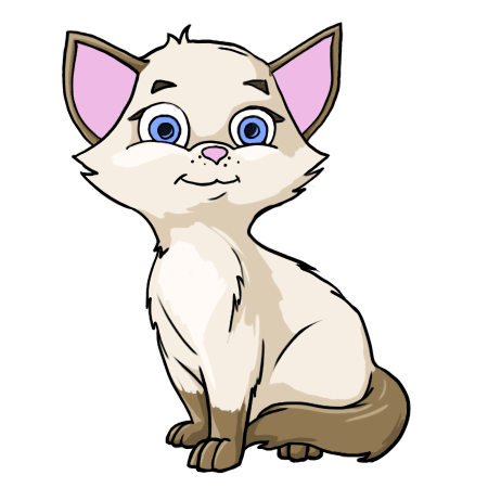 Котенок мультяшный