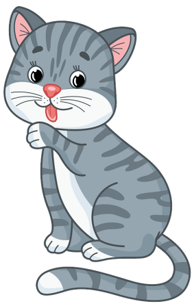 Котик картинка для детей