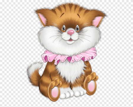 Забавные котята мультяшные