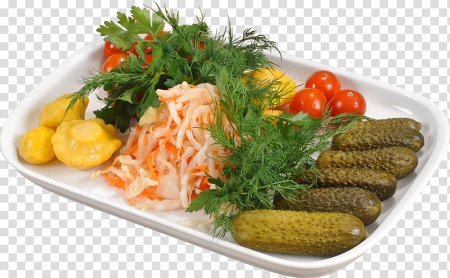 Закуски на прозрачном фоне
