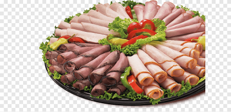 Закуски на прозрачном фоне
