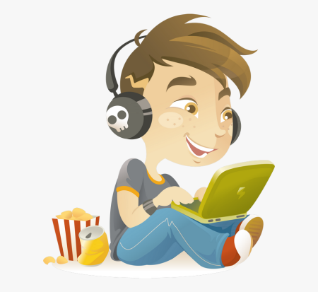 Современные дети вектор