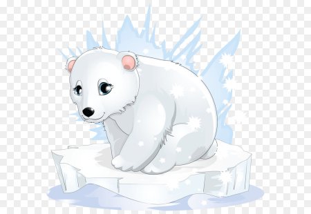 Медвежонок Умка на прозрачном фоне