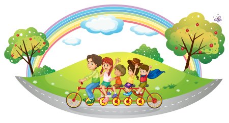 Фон для прогулок для детей
