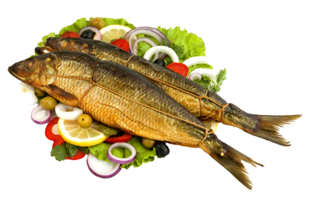 Линь горячего копчения