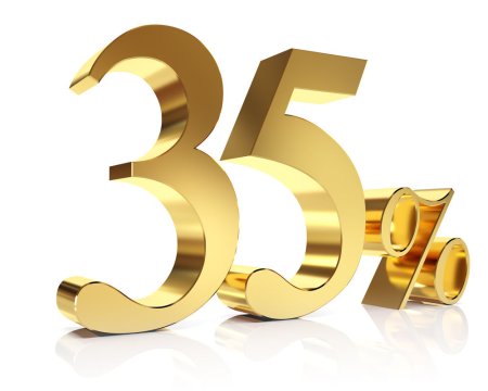 Красивые цифры 35 лет