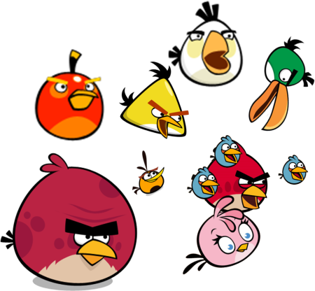 Angry Birds злые птички