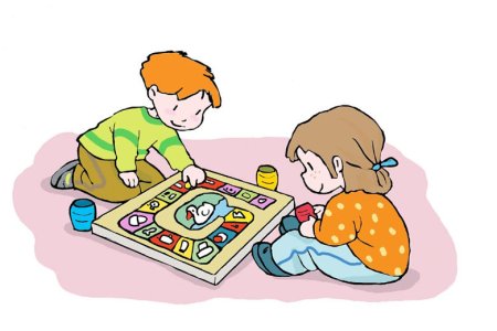 Дети играющие в настольные игры