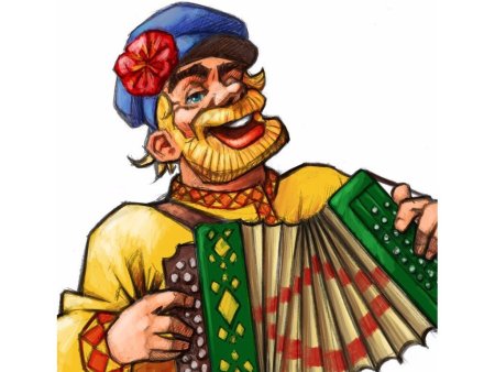 Человек с гармошкой