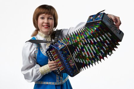 Елена Гуляева -Самарская певунья - гармонистка