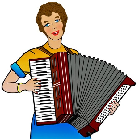 Баян мультяшный