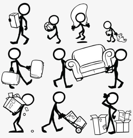 Человечек рисунок