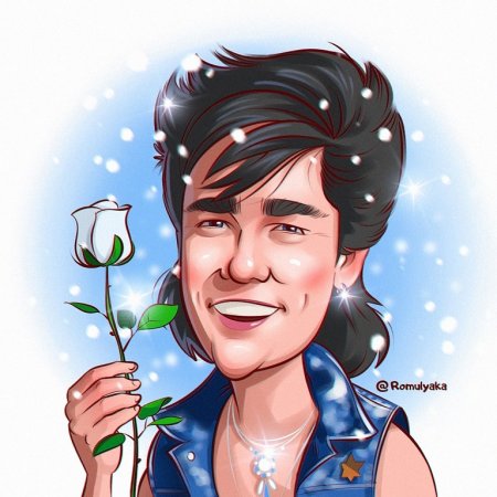 Юрий Шатунов шарж