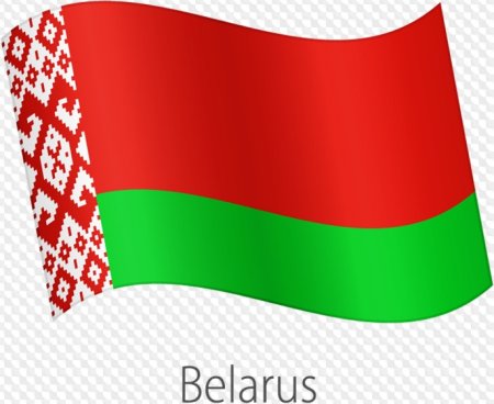 Развевающийся флаг Беларуси