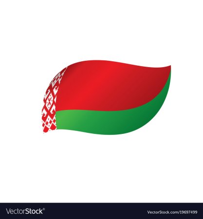 Флаг Белоруссии вектор