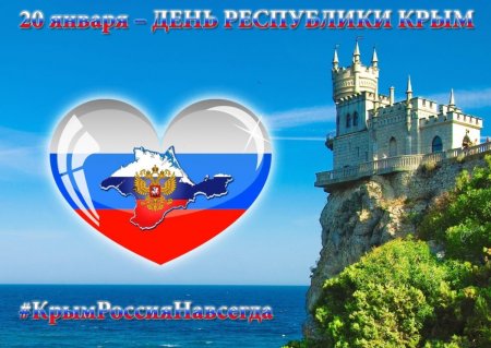 Надпись Крым Весна Россия