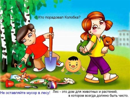 Ситуации в лесу для детей