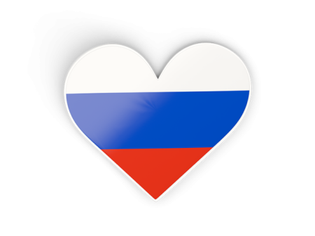 Флаг России сердце