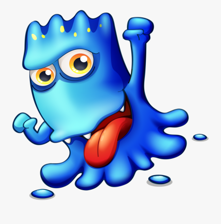 Синий монстрик