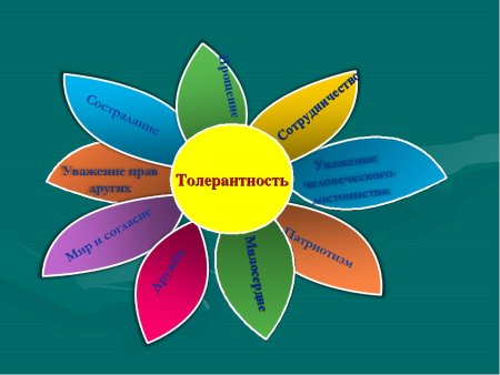 Цветочек толерантности