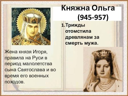 Тропарь равноапостольной княгине Ольге