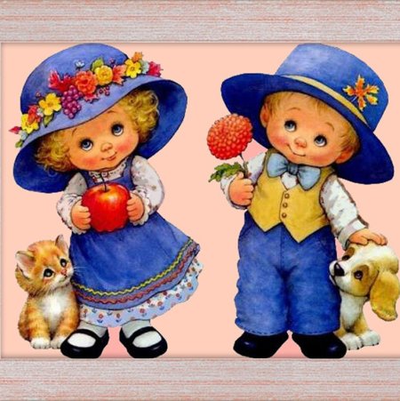 Изображение мальчика и девочки