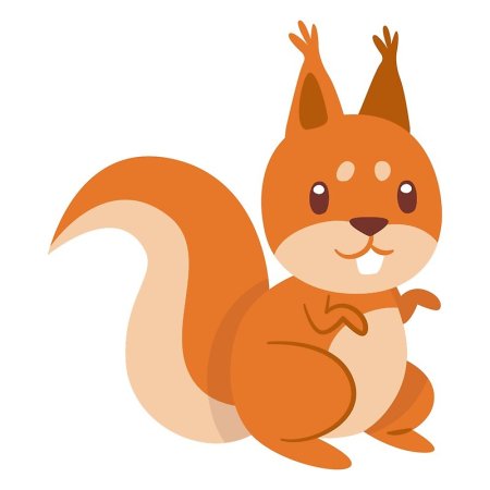 Белка мультяшная