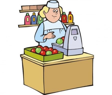 Продавец для детей